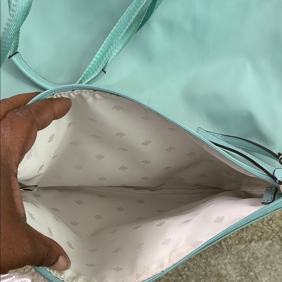 Kate Spade Light Blue Tote and Pouch Set nylon - Picture 5 of 8
